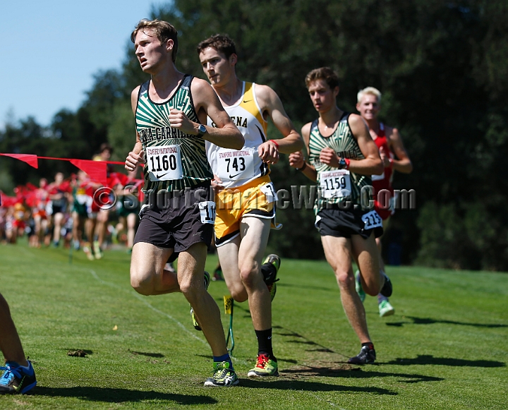2014StanfordD2Boys-129.JPG - D2 boys race at the Stanford Invitational, September 27, Stanford Golf Course, Stanford, California.